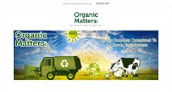Desktop Screenshot of organicmatters.com